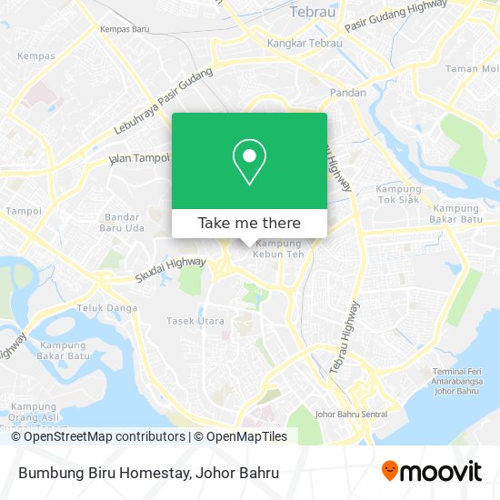 Bumbung Biru Homestay map