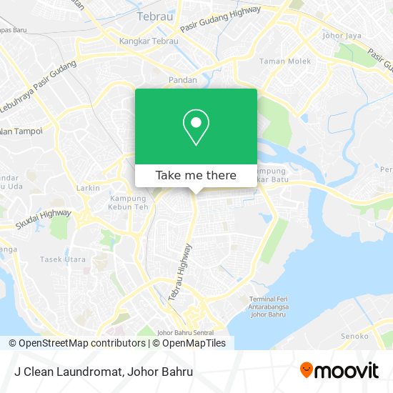 J Clean Laundromat map