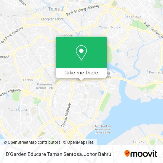 D'Garden Educare Taman Sentosa map