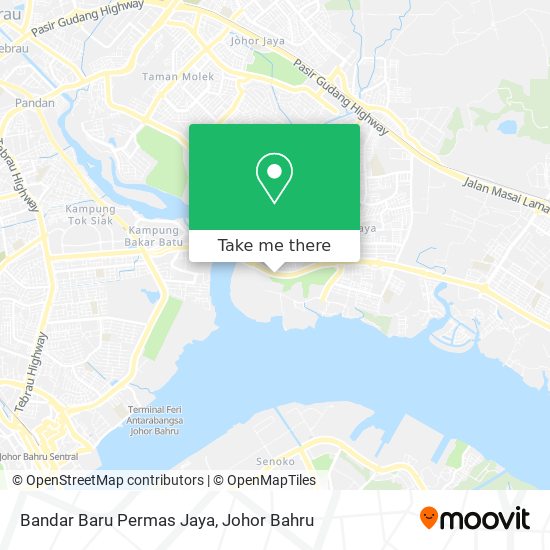 Bandar Baru Permas Jaya map