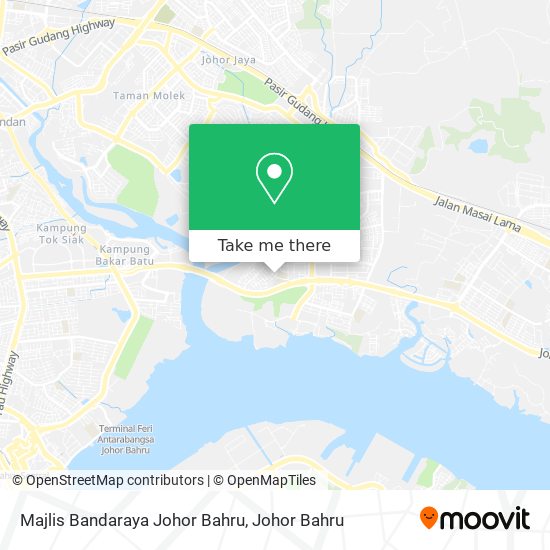 Majlis Bandaraya Johor Bahru map