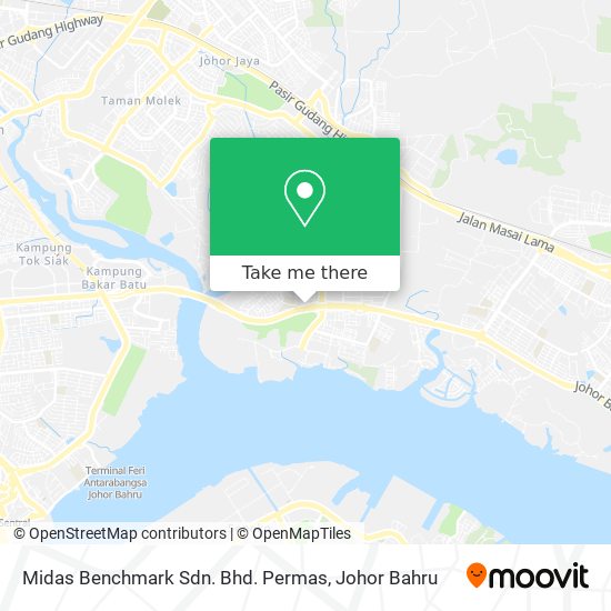 Midas Benchmark Sdn. Bhd. Permas map