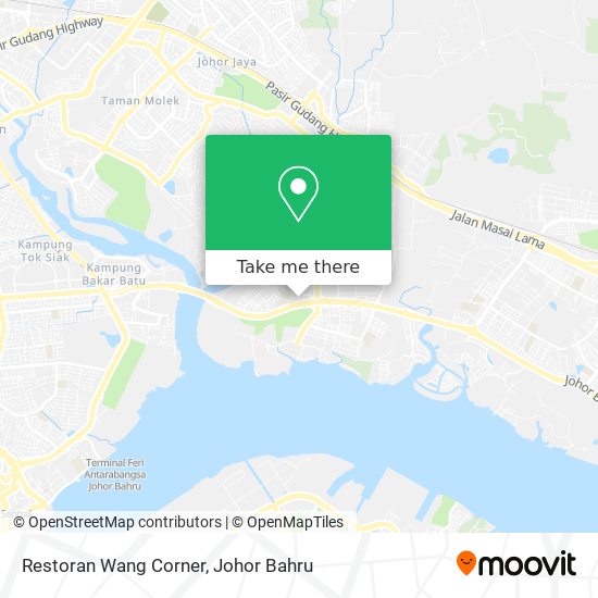 Restoran Wang Corner map