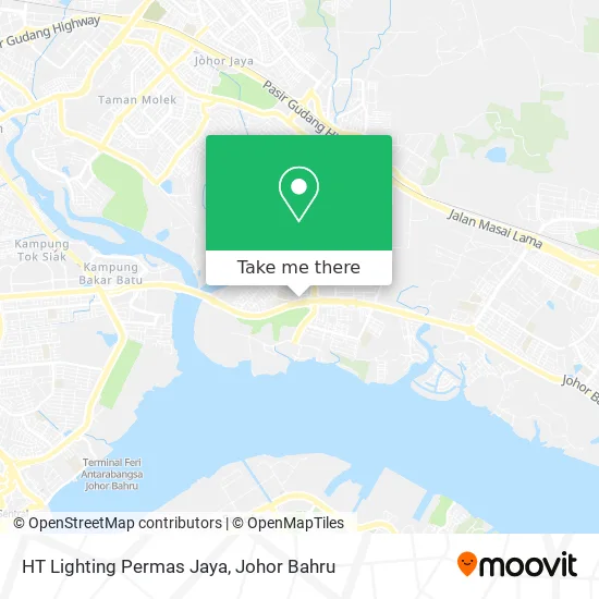 HT Lighting Permas Jaya map