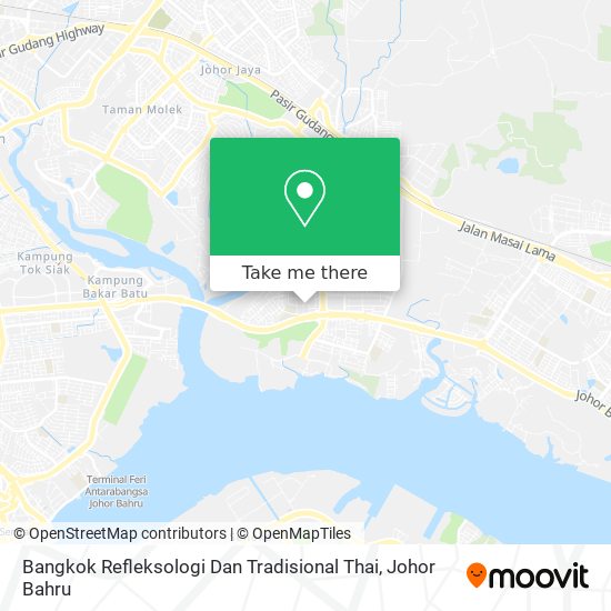 Bangkok Refleksologi Dan Tradisional Thai map