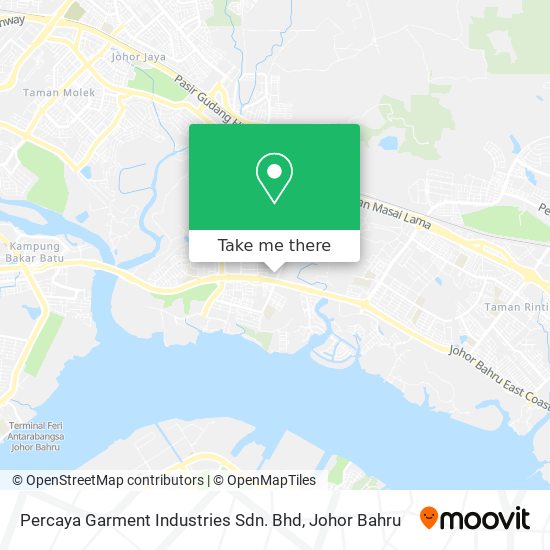 Percaya Garment Industries Sdn. Bhd map