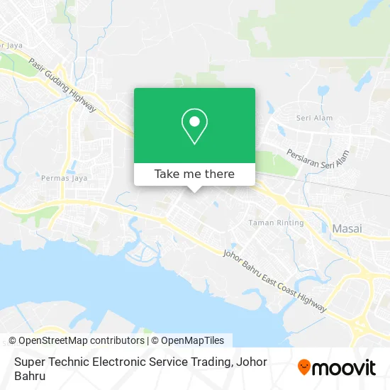 Super Technic Electronic Service Trading map