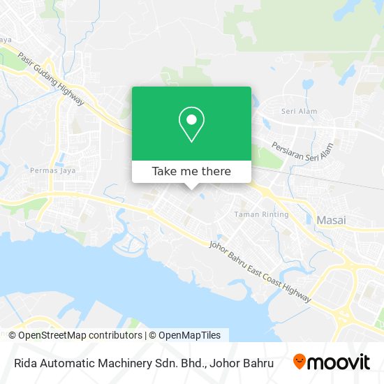 Rida Automatic Machinery Sdn. Bhd. map