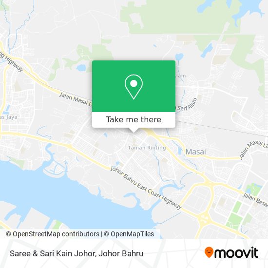 Saree & Sari Kain Johor map