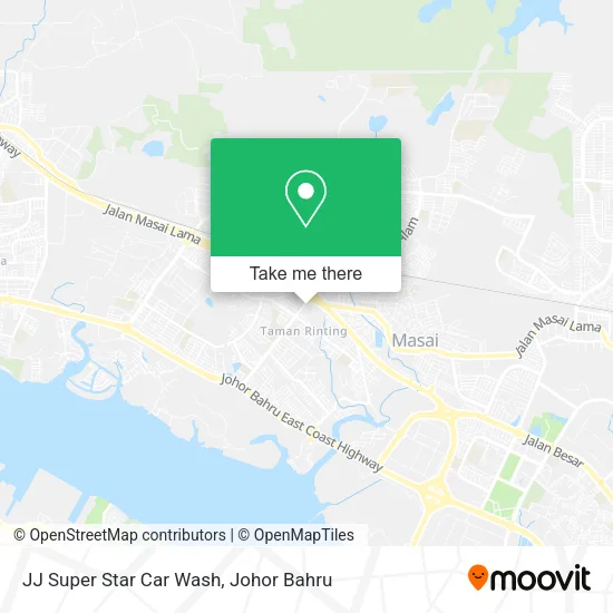 JJ Super Star Car Wash map