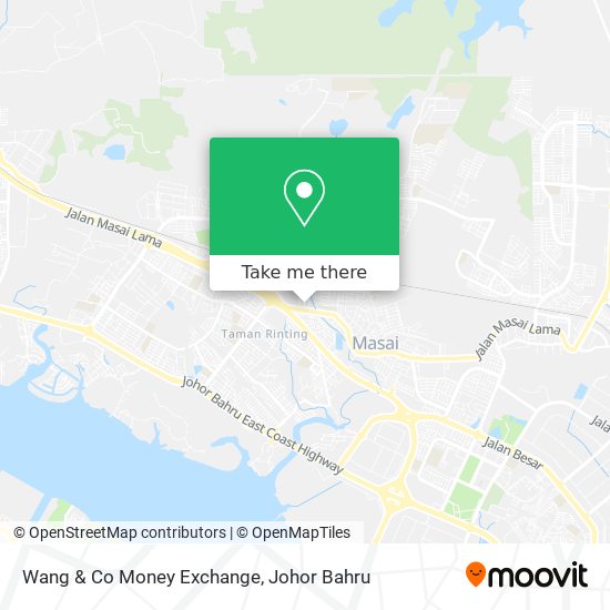 Wang & Co Money Exchange map