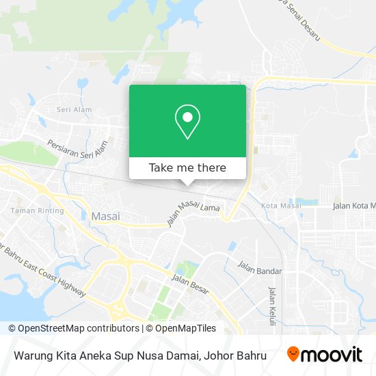 Warung Kita Aneka Sup Nusa Damai map