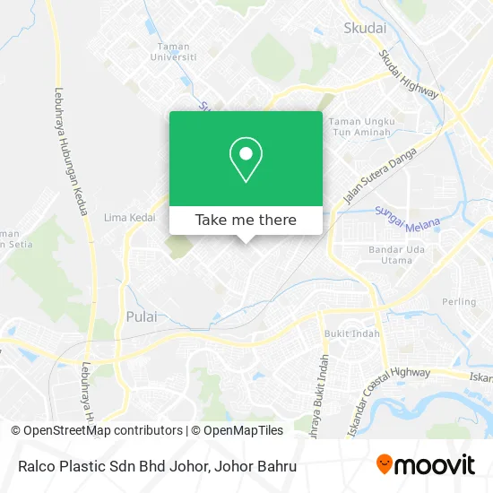 Ralco Plastic Sdn Bhd Johor map