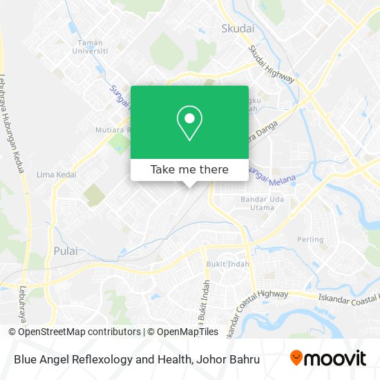 Blue Angel Reflexology and Health map
