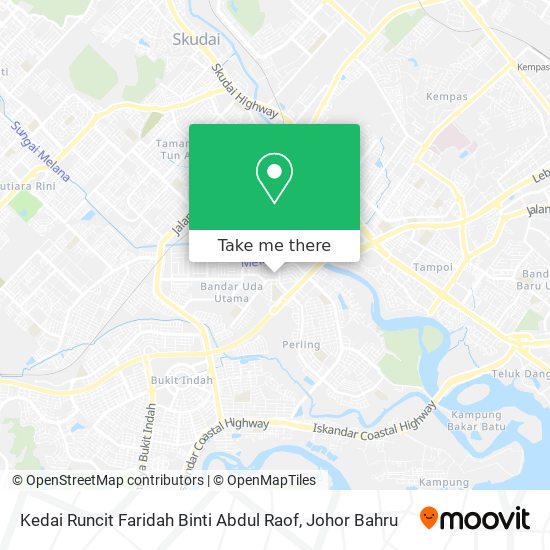 Kedai Runcit Faridah Binti Abdul Raof map