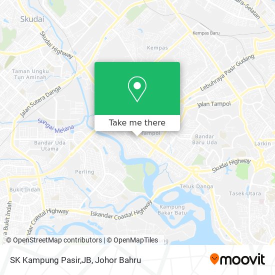 SK Kampung Pasir,JB map