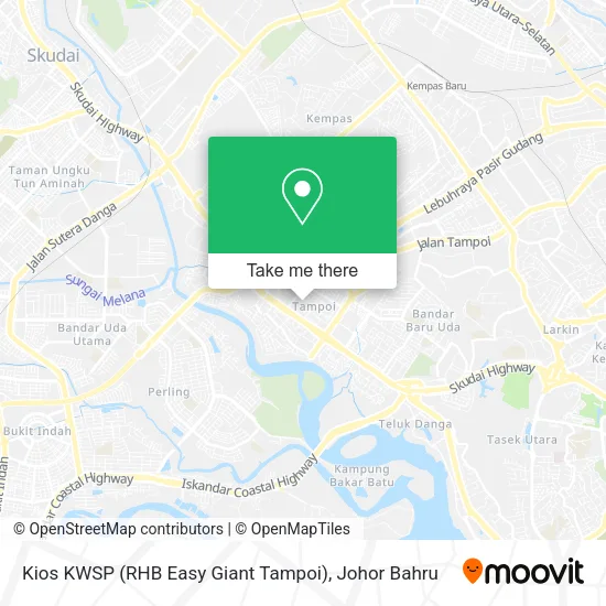 Kios KWSP (RHB Easy Giant Tampoi) map