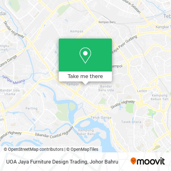 UOA Jaya Furniture Design Trading map