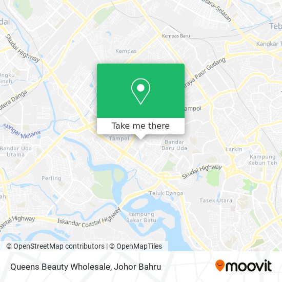 Queens Beauty Wholesale map