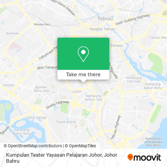 Kumpulan Teater Yayasan Pelajaran Johor map