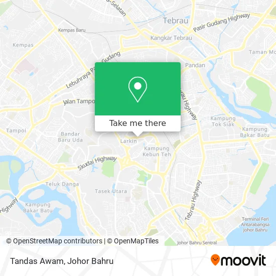 Tandas Awam map
