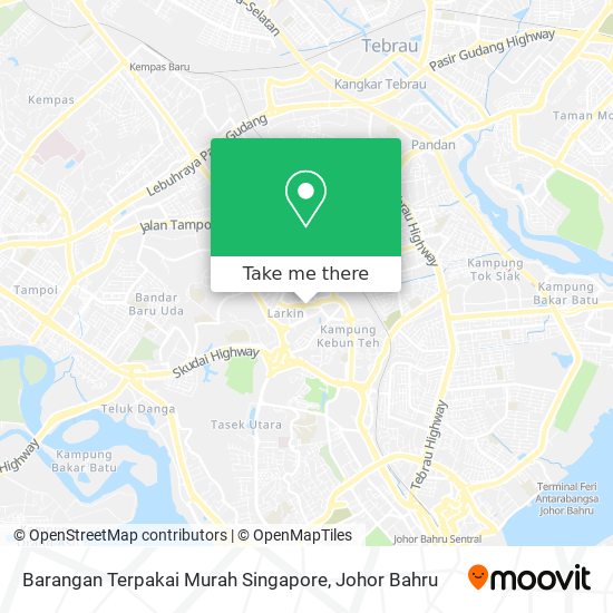 Barangan Terpakai Murah Singapore map