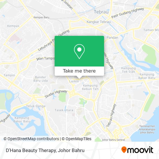 D'Hana Beauty Therapy map
