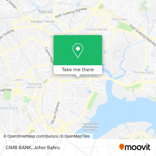 CIMB BANK map