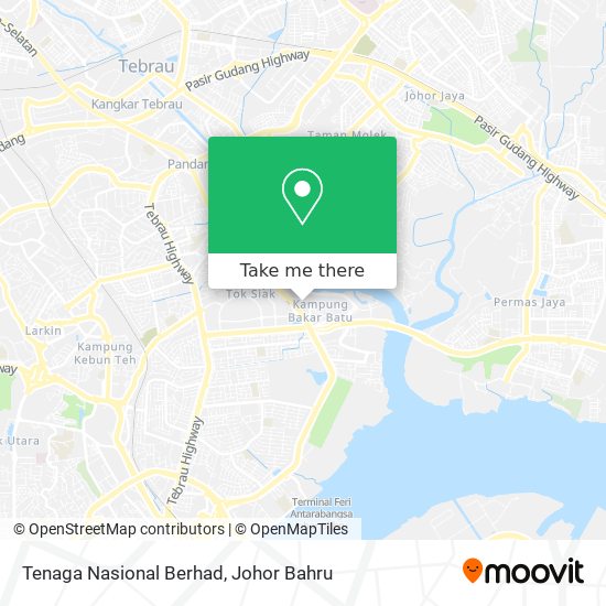 Tenaga Nasional Berhad map