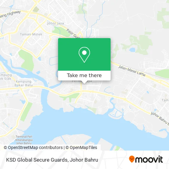 KSD Global Secure Guards map