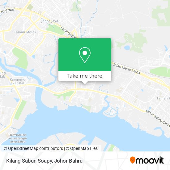 Kilang Sabun Soapy map