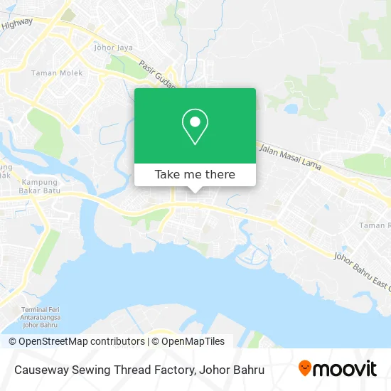 Causeway Sewing Thread Factory map
