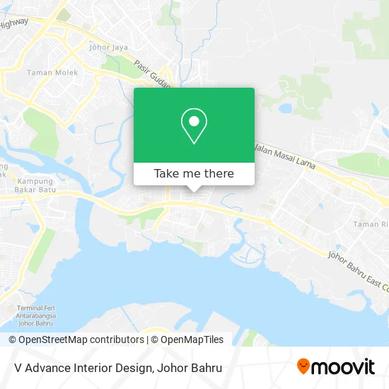 V Advance Interior Design map