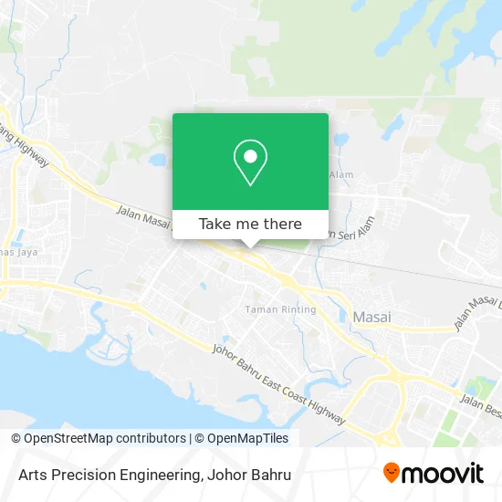 Arts Precision Engineering map