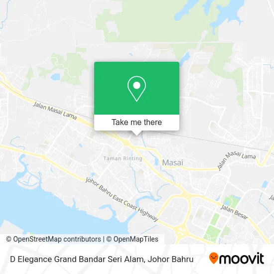 D Elegance Grand Bandar Seri Alam map