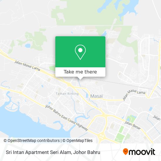 Sri Intan Apartment Seri Alam map