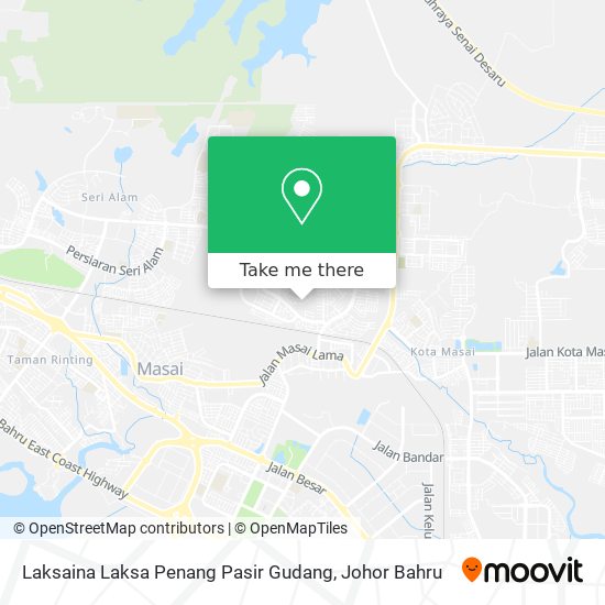 Laksaina Laksa Penang Pasir Gudang map
