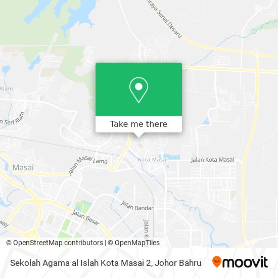 Sekolah Agama al Islah Kota Masai 2 map