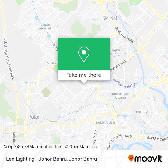 Led Lighting - Johor Bahru map
