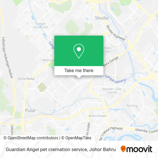Guardian Angel pet cremation service map
