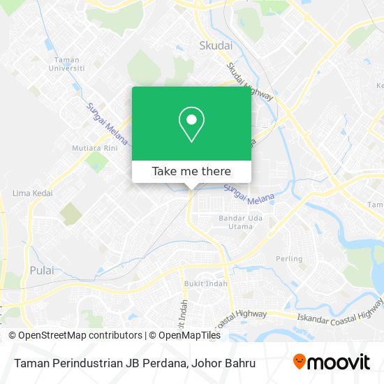 Taman Perindustrian JB Perdana map