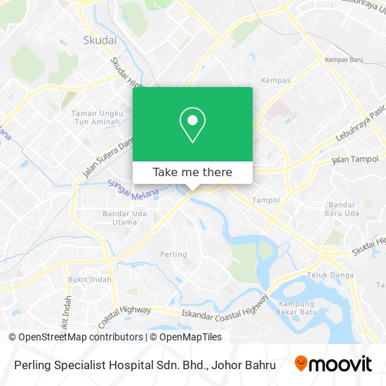 Perling Specialist Hospital Sdn. Bhd. map