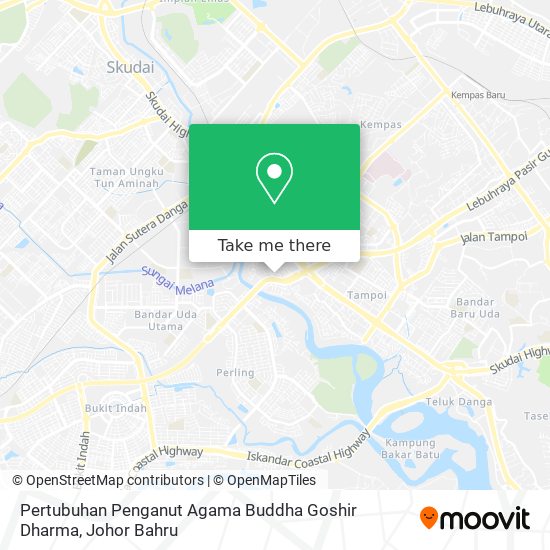 Pertubuhan Penganut Agama Buddha Goshir Dharma map