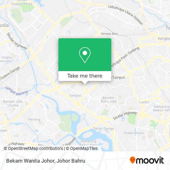 Bekam Wanita Johor map