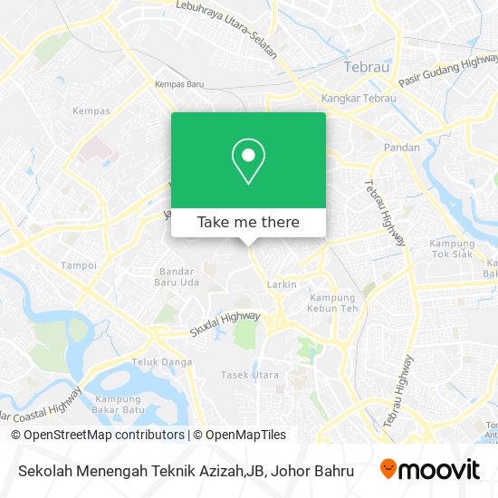 Sekolah Menengah Teknik Azizah,JB map