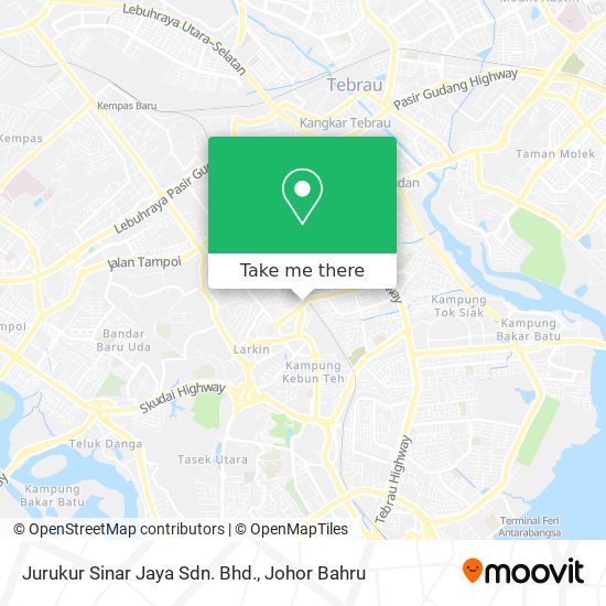 Jurukur Sinar Jaya Sdn. Bhd. map