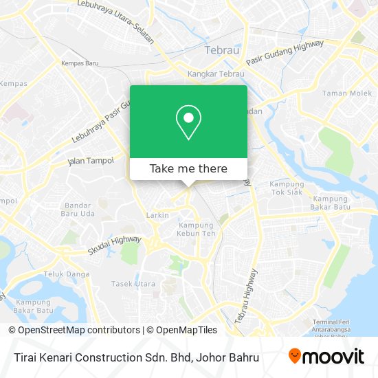 Tirai Kenari Construction Sdn. Bhd map
