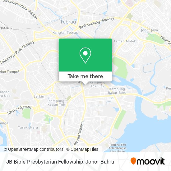 JB Bible-Presbyterian Fellowship map
