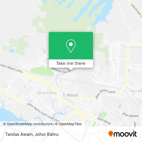 Tandas Awam map