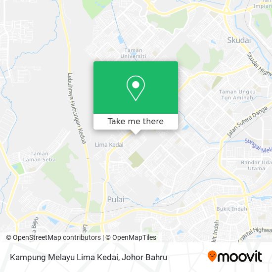 Kampung Melayu Lima Kedai map